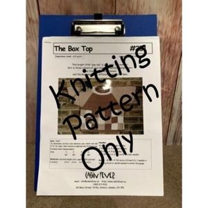 New Cabin Fever 251 by Deb Gemmell The Box Top Pullover Sweater Knitting Pattern